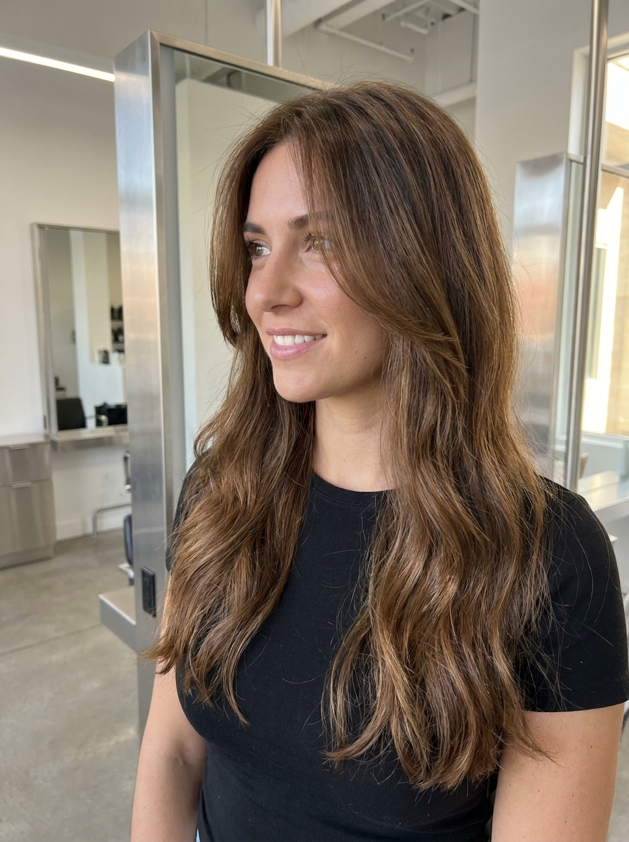 Long Layers für dickes Haar als Long Layers Haircut Inspiration 2026